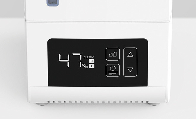 BONECO S250 Digital Steam Humidifier - display