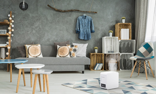 BONECO S250 Digital Steam Humidifier - living room